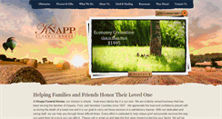 Desktop Screenshot of knappfuneralhomes.com